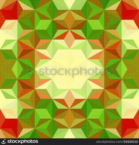 Vector Abstract Modern Psychedelic Pattern