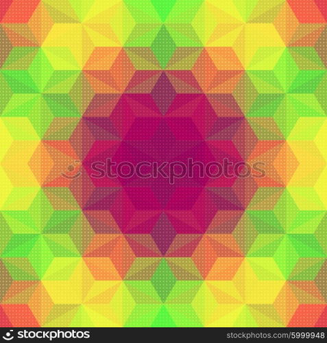 Vector Abstract Modern Psychedelic Pattern