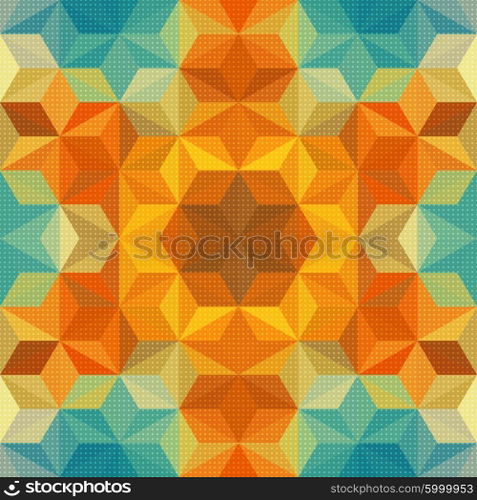 Vector Abstract Modern Psychedelic Pattern