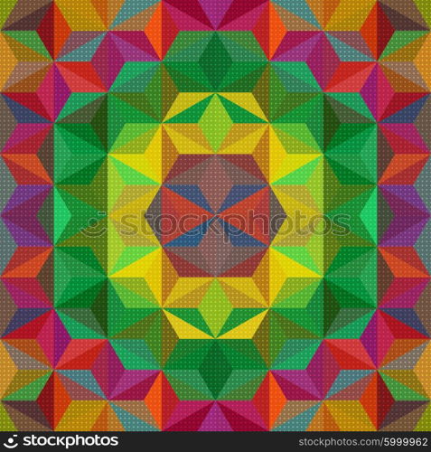 Vector Abstract Modern Psychedelic Pattern