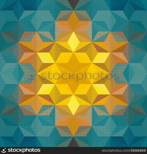 Vector Abstract Modern Psychedelic Pattern