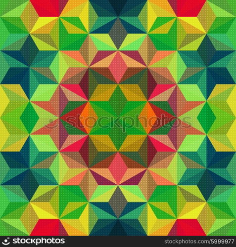 Vector Abstract Modern Psychedelic Pattern