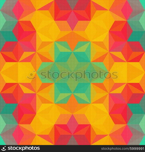 Vector Abstract Modern Psychedelic Pattern