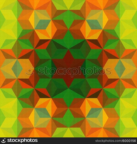 Vector Abstract Modern Psychedelic Pattern