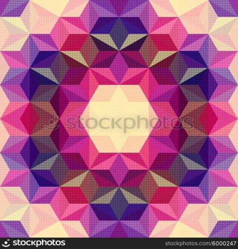 Vector Abstract Modern Psychedelic Pattern