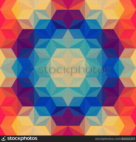 Vector Abstract Modern Psychedelic Pattern