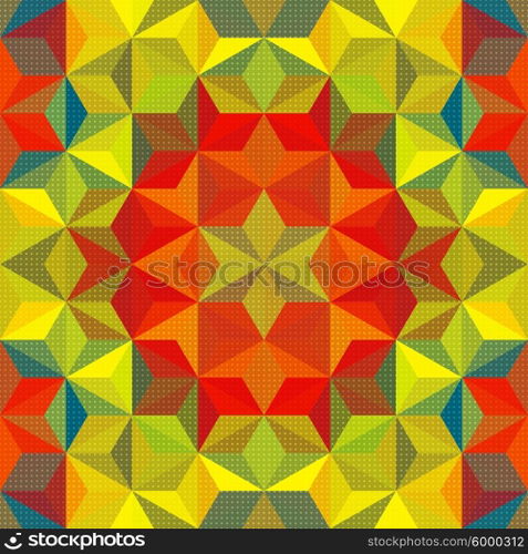 Vector Abstract Modern Psychedelic Pattern
