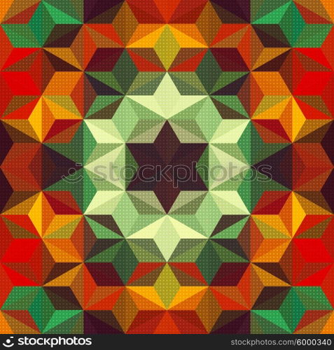 Vector Abstract Modern Psychedelic Pattern