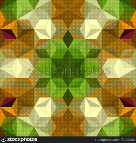Vector Abstract Modern Psychedelic Pattern