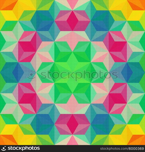 Vector Abstract Modern Psychedelic Pattern