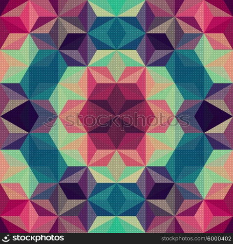 Vector Abstract Modern Psychedelic Pattern