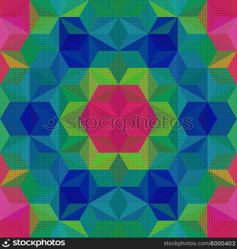 Vector Abstract Modern Psychedelic Pattern
