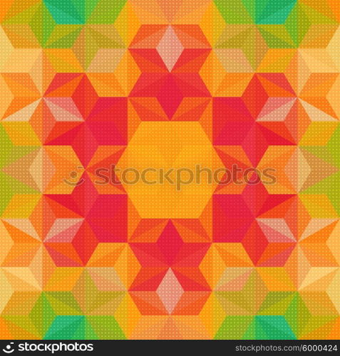 Vector Abstract Modern Psychedelic Pattern