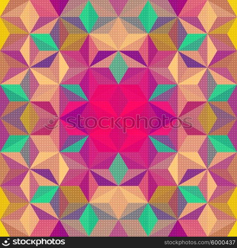 Vector Abstract Modern Psychedelic Pattern