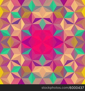 Vector Abstract Modern Psychedelic Pattern