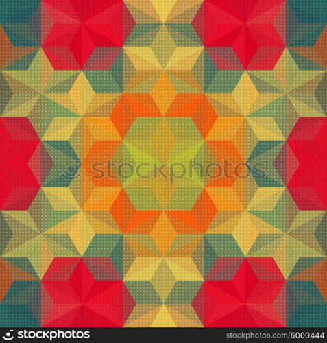 Vector Abstract Modern Psychedelic Pattern