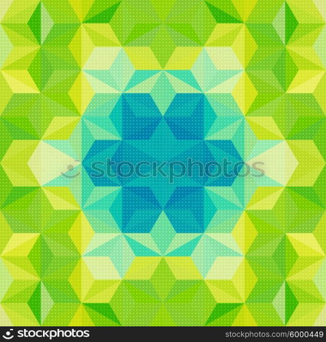 Vector Abstract Modern Psychedelic Pattern