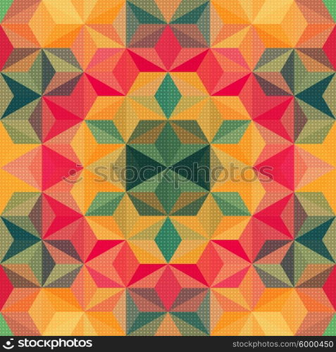Vector Abstract Modern Psychedelic Pattern