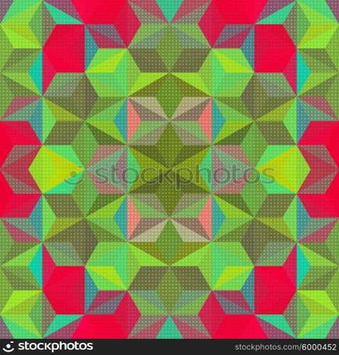 Vector Abstract Modern Psychedelic Pattern