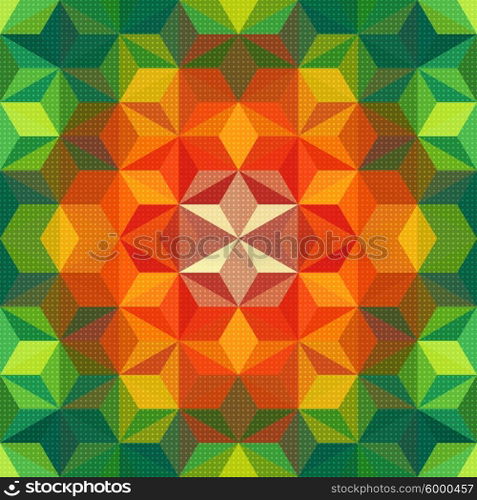 Vector Abstract Modern Psychedelic Pattern