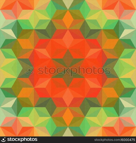Vector Abstract Modern Psychedelic Pattern