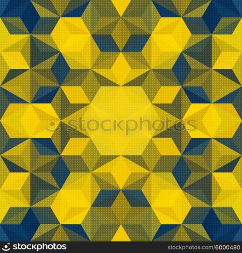 Vector Abstract Modern Psychedelic Pattern