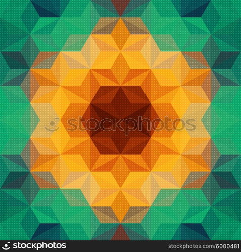 Vector Abstract Modern Psychedelic Pattern
