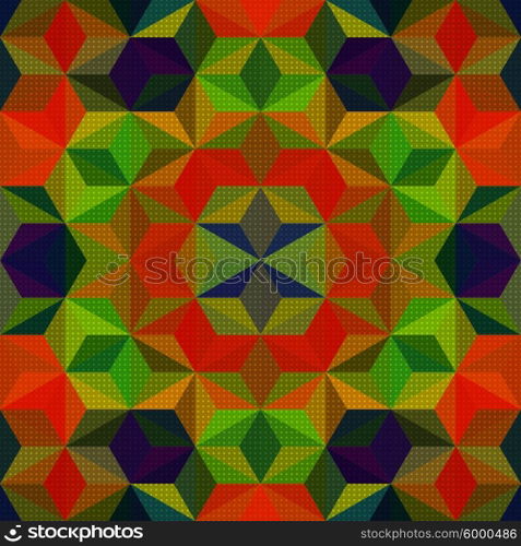 Vector Abstract Modern Psychedelic Pattern
