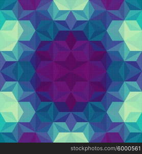 Vector Abstract Modern Psychedelic Pattern