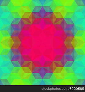 Vector Abstract Modern Psychedelic Pattern