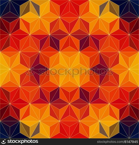 Vector Abstract Modern Psychedelic Pattern