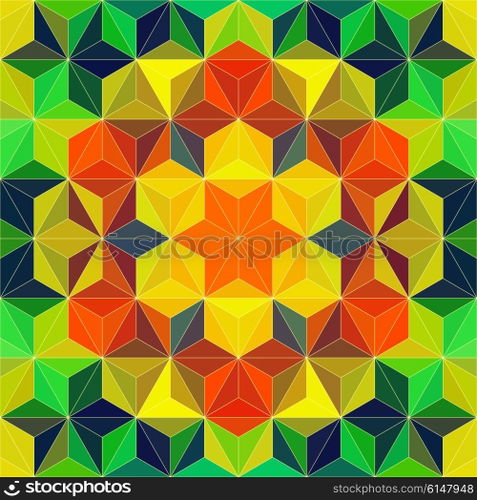 Vector Abstract Modern Psychedelic Pattern