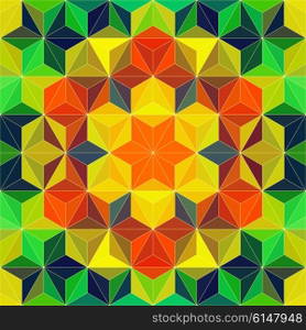 Vector Abstract Modern Psychedelic Pattern