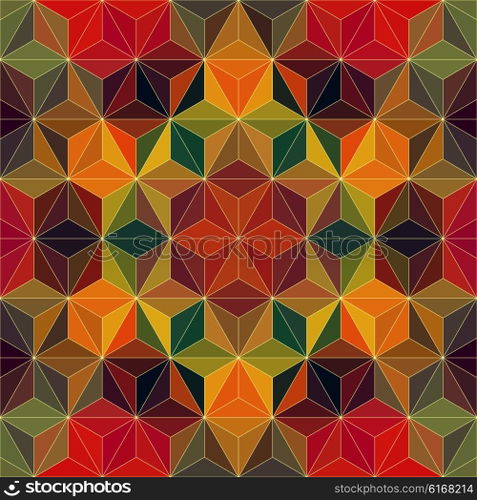 Vector Abstract Modern Psychedelic Pattern
