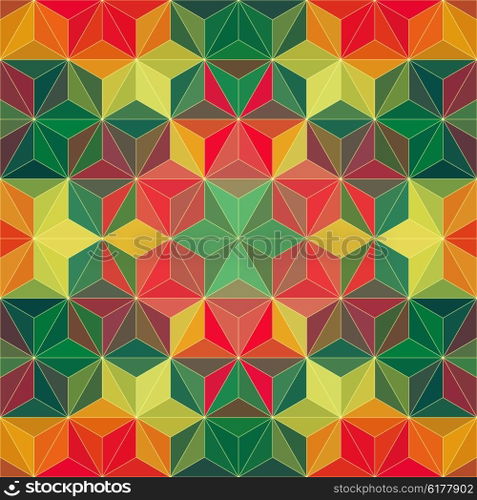 Vector Abstract Modern Psychedelic Pattern