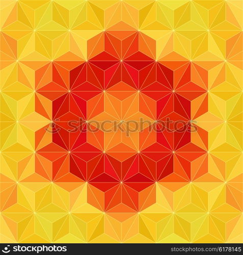 Vector Abstract Modern Psychedelic Pattern