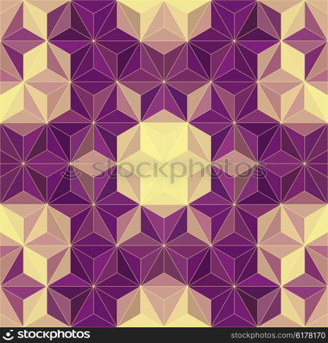 Vector Abstract Modern Psychedelic Pattern