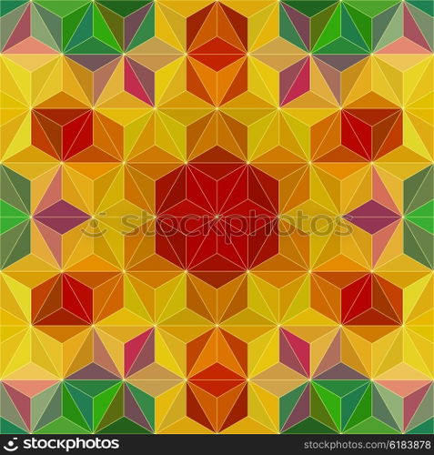 Vector Abstract Modern Psychedelic Pattern