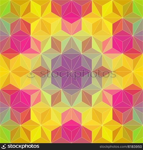 Vector Abstract Modern Psychedelic Pattern
