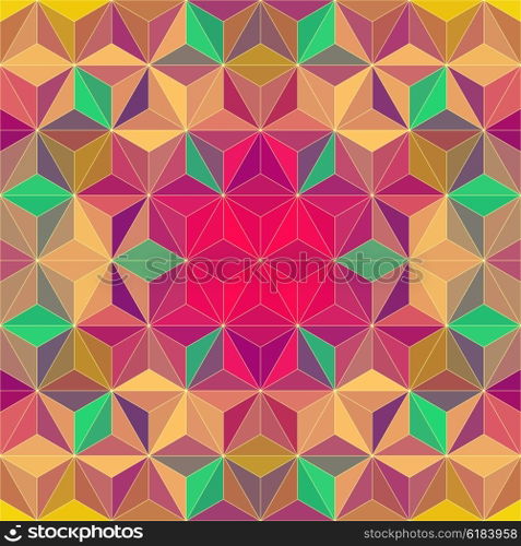 Vector Abstract Modern Psychedelic Pattern