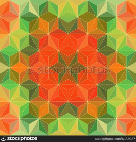 Vector Abstract Modern Psychedelic Pattern