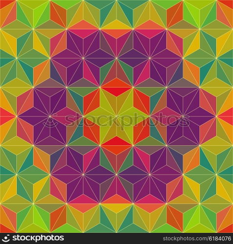 Vector Abstract Modern Psychedelic Pattern