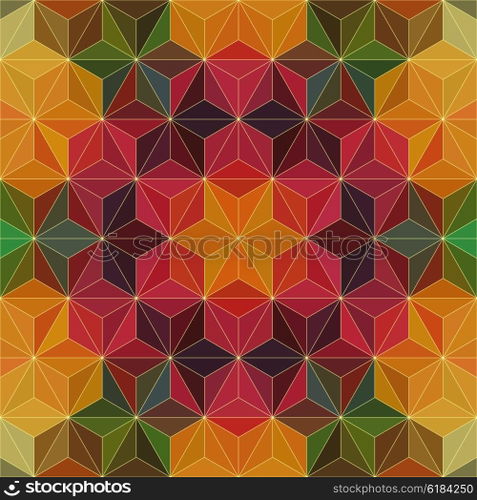 Vector Abstract Modern Psychedelic Pattern
