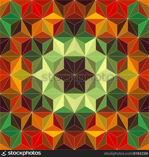 Vector Abstract Modern Psychedelic Pattern