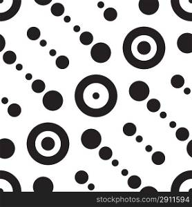 Vector Abstract Monochrome Geometric Pattern