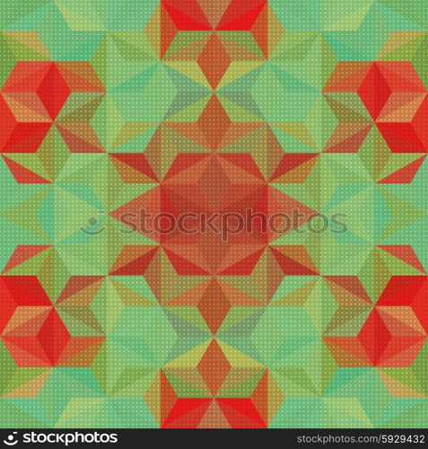 Vector Abstract Mosaic Pattern or Background