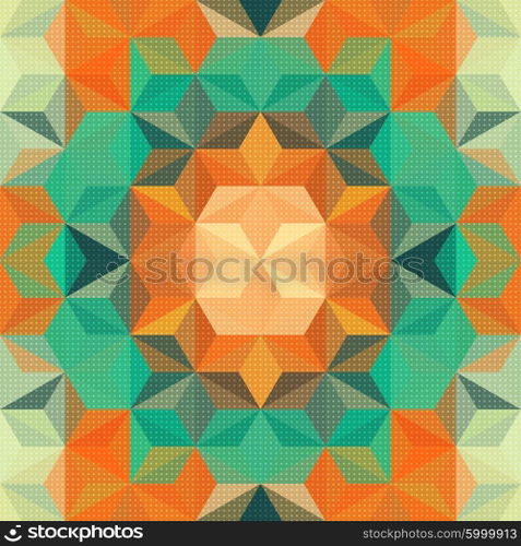 Vector Abstract Mosaic Pattern or Background