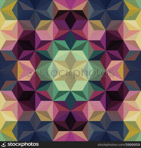 Vector Abstract Mosaic Pattern or Background