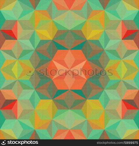 Vector Abstract Mosaic Pattern or Background