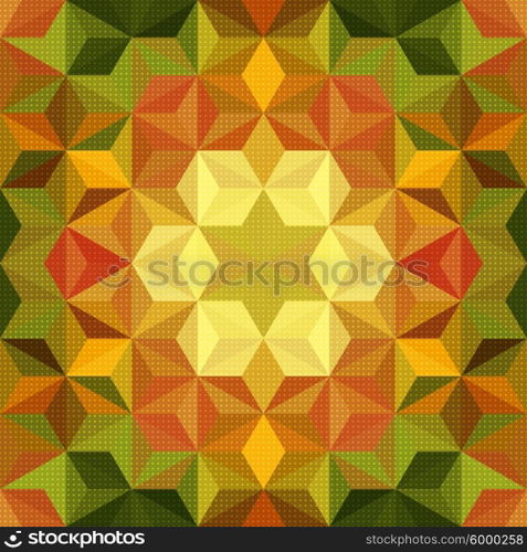 Vector Abstract Mosaic Pattern or Background